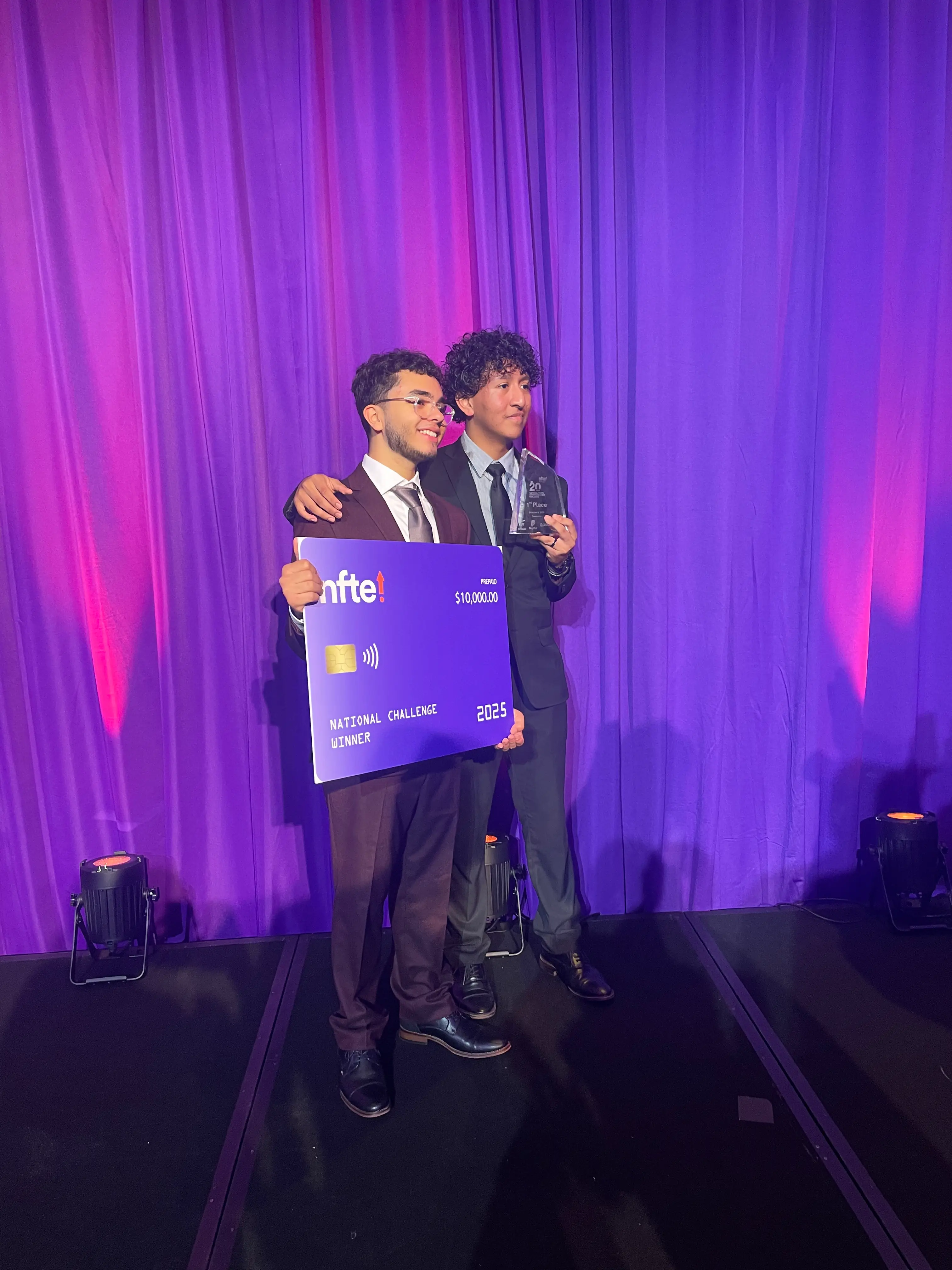 NFTE competition / nationals moment
